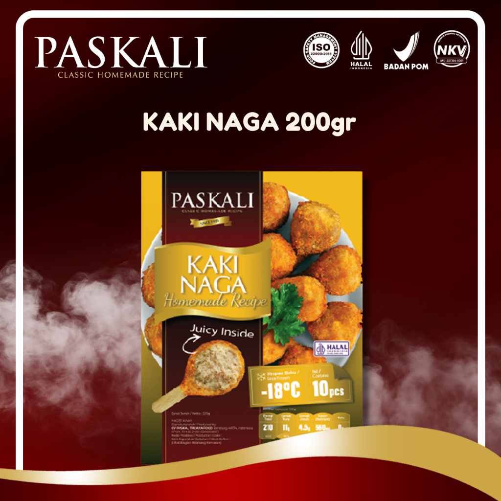 Jual Paskali Kaki Naga Pack 200 Gram Daging Ayam & Sayur | Shopee Indonesia