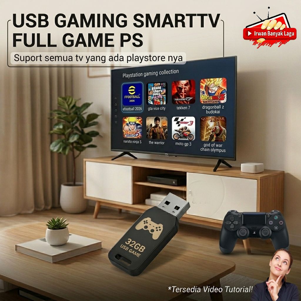Jual Flashdisk USB Game TV Android / Google TV 32GB - Full Game ...