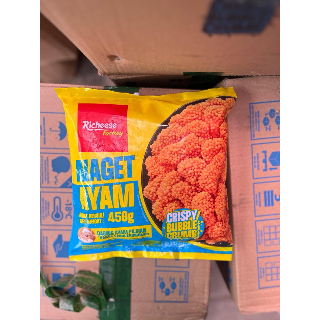 Jual RICHEESE NAGET AYAM CRISPY BUBBLE CRUMB 450GR | Shopee Indonesia