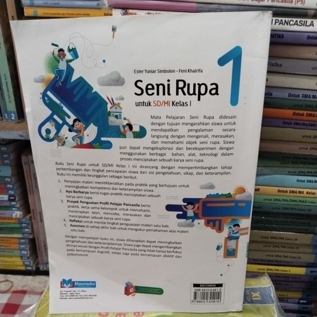 Jual Buku Seni Rupa Untuk SD/MI Kelas 1 Kurikulum Merdeka | Shopee ...