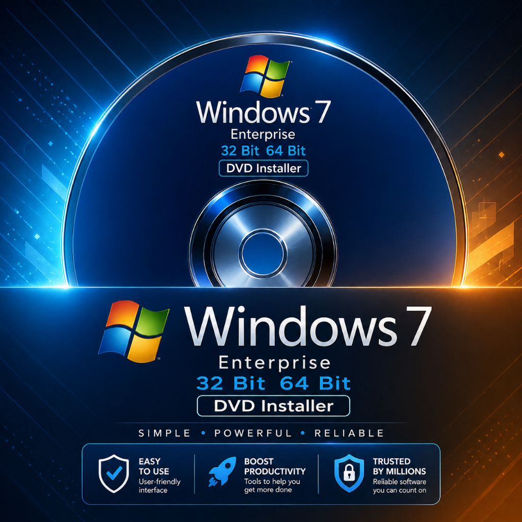 Jual DVD Windows® 7 Enterprise 32-Bit dan 64-Bit Product Key License ...