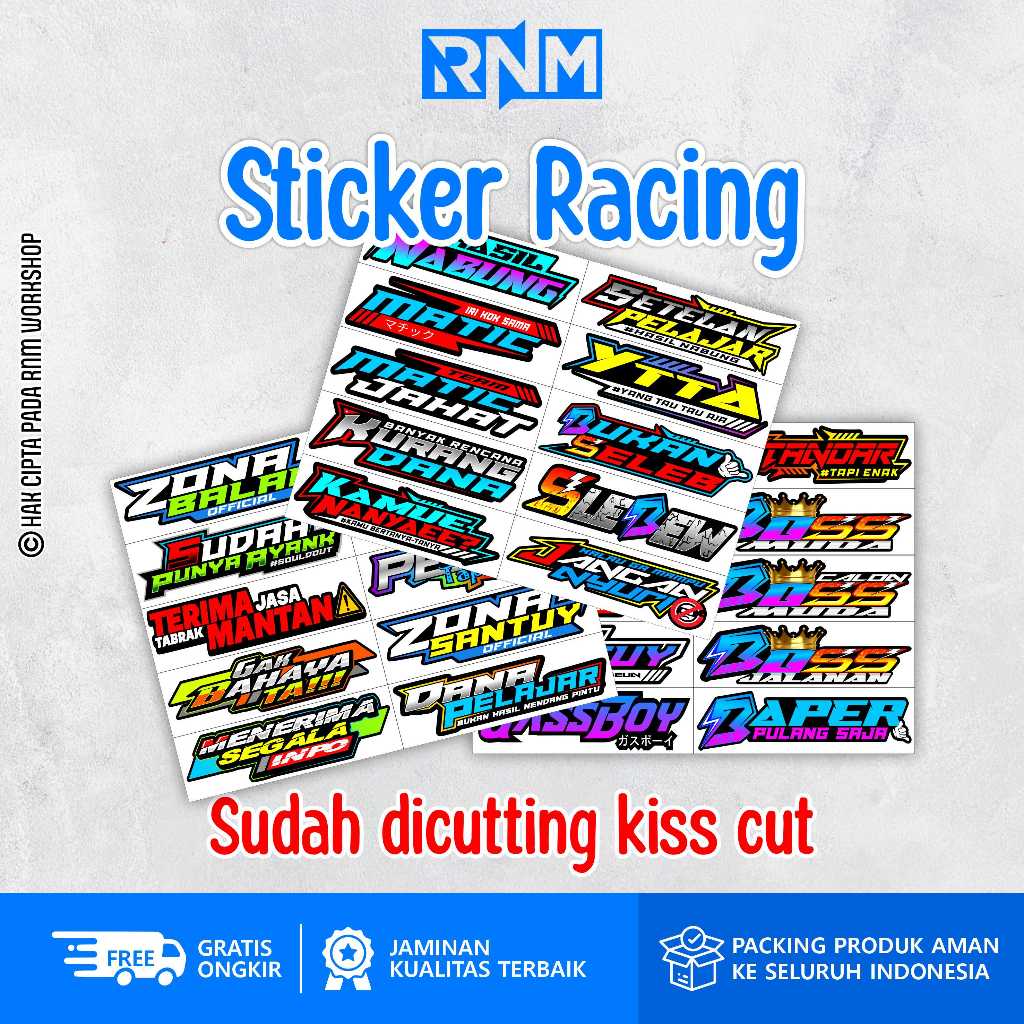 Jual Stiker Kata-Kata Terlengkap & Harga Terbaru Juni 2026 | Shopee ...