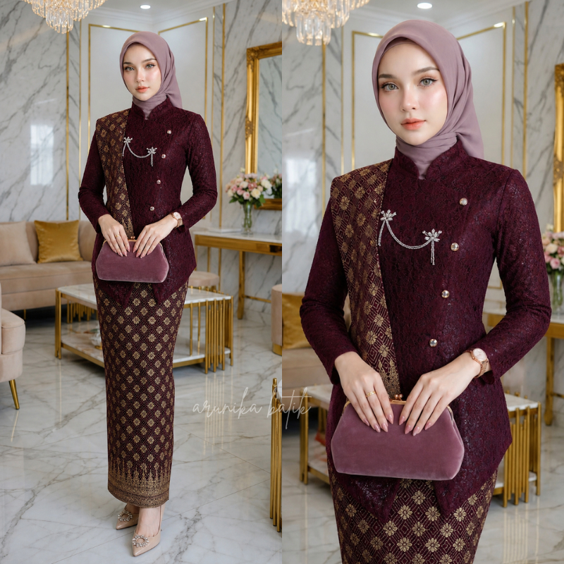 Jual Free Bros - Kebaya Elsyifa Butter Yellow Janggan Busui Friendly ...