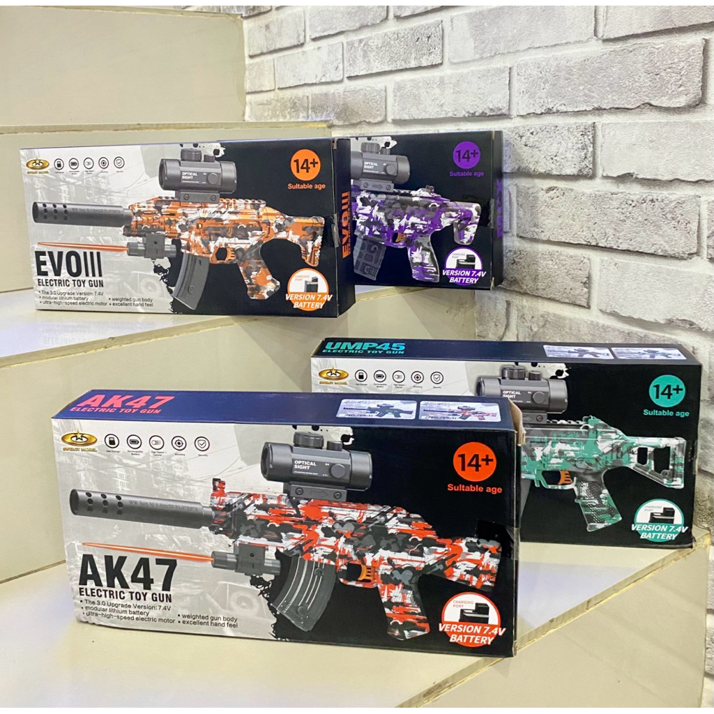 Jual Mainan Tembakan Gel / Mainan Pistol Senapan Tembakan Water Gel ...