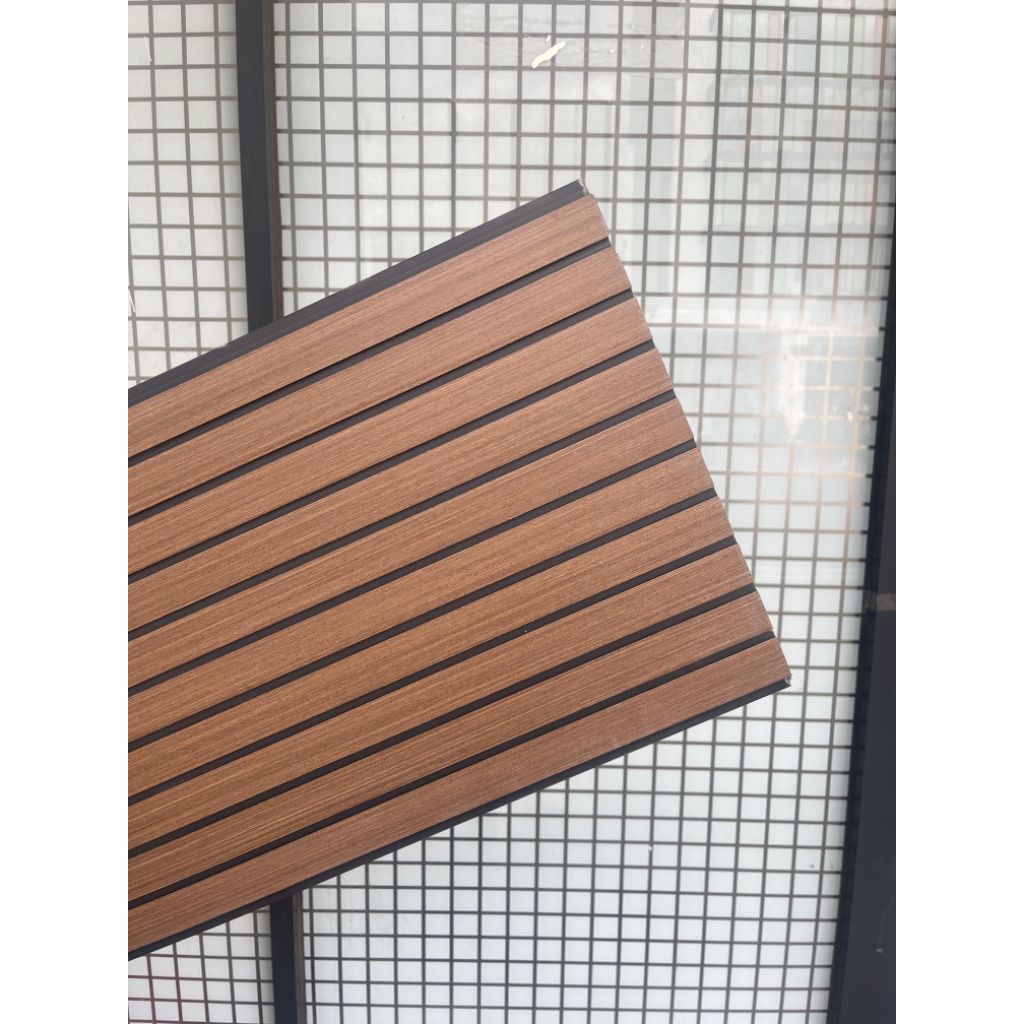 Jual WPC Grade A+ Panel Strip PVC 2.9 m Wood Panel Hiasan Dinding 2.9 ...