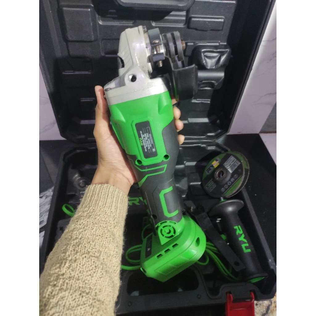 Jual RYU Cordless Grinder 20V RCG20V Mesin Gerinda Baterai | Shopee ...