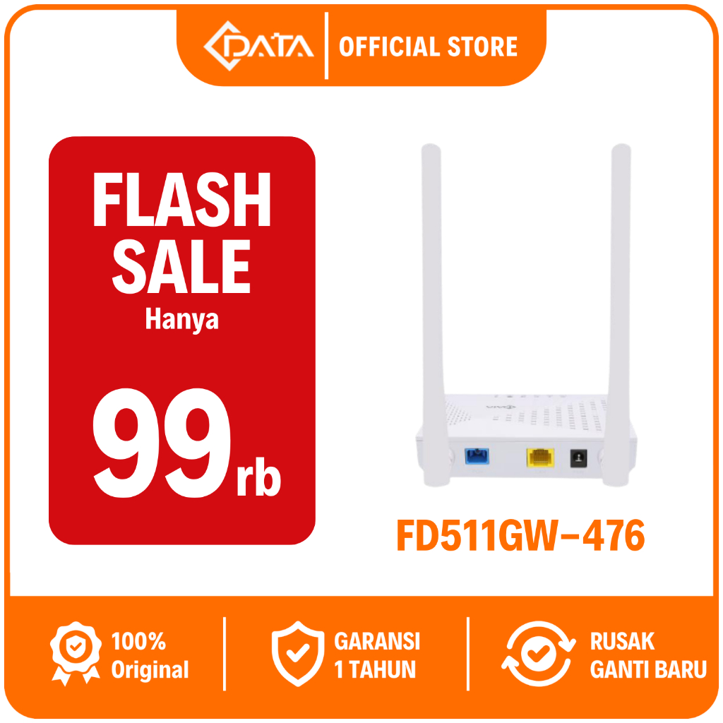 Jual CDATA ONU FD511GW-476 Single Band WiFi Fiber FTTH - Dual Mode GPON ...