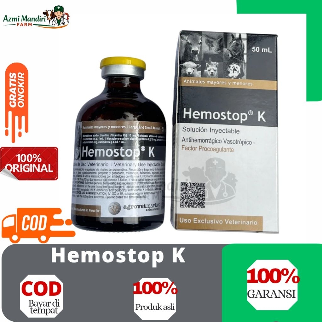 Jual Hemostop K 50 ml - Injeksi Vitamin K Antihemoragik vasotropik ...
