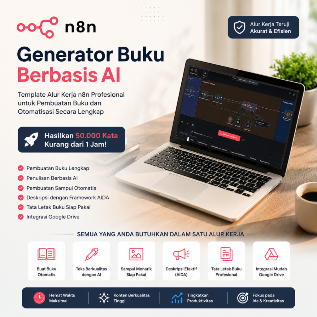 AI Book Generator: n8n Alur Kerja Otomasi untuk Penerbitan Mandiri