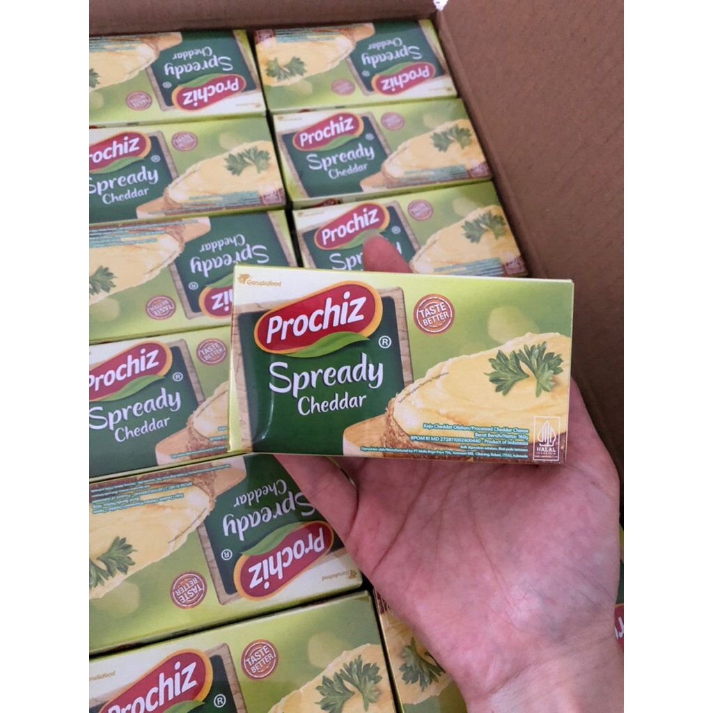 Jual Prochiz Keju Spready 160gr / Cream Cheese Processed 160gr | Shopee ...