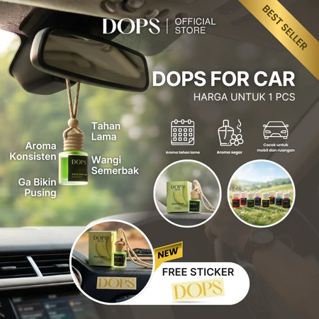 Dops for Car - Parfum Mobil Gantung Mewah Pengharum Ruangan | Fragrance 100% Oil