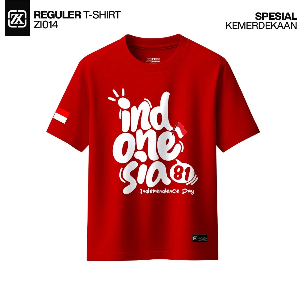 Zoomi Baju Kemerdekaan Spirit for Indonesia Independence