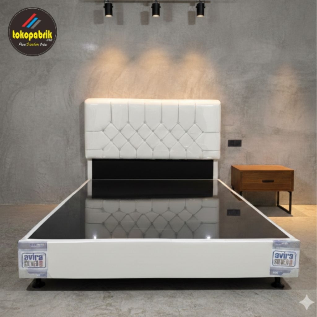 Jual Divan avira 160x200 1set box + sandaran divan 180x200 divan kasur ...