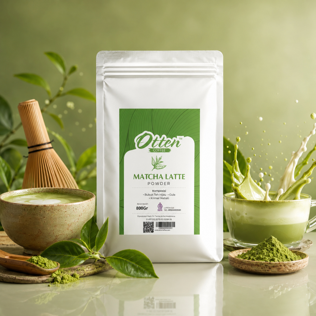Jual Matcha Latte Powder 800 Gram - Bubuk Minuman Teh Hijau Otten ...