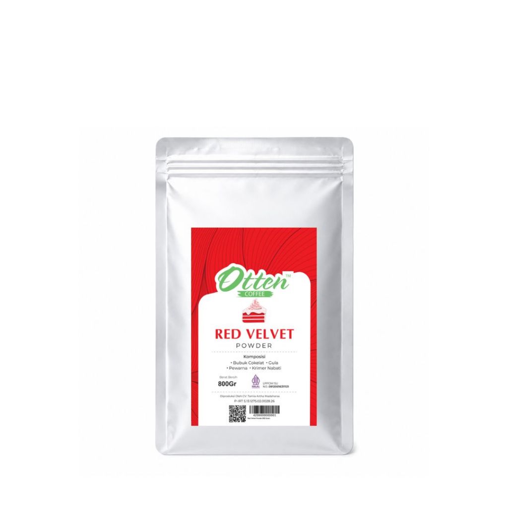 Jual Red Velvet Powder 800 Gram - Bubuk Minuman Red Velvet Otten Coffee ...