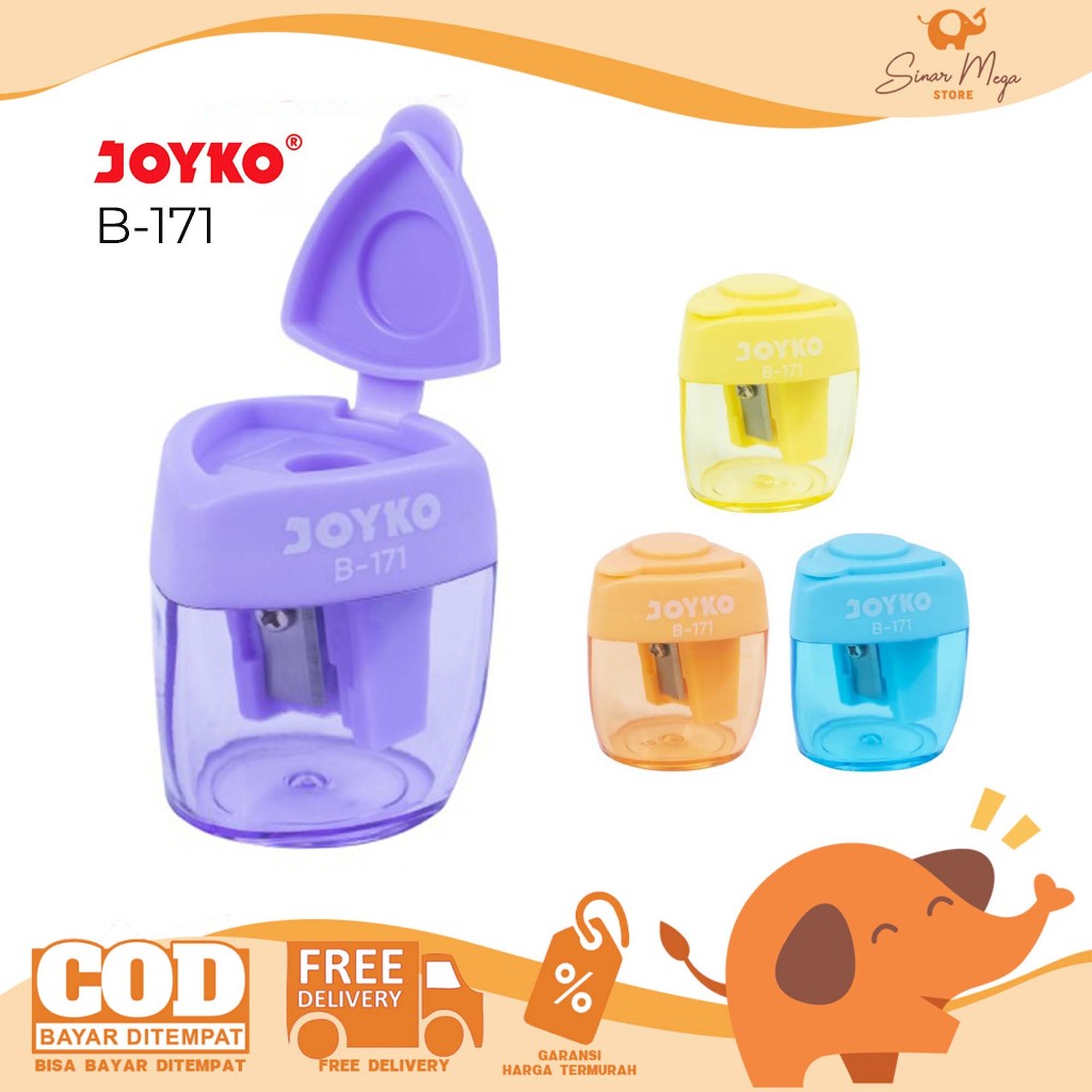 Jual Joyko Serutan Sharpener B-171 / Rautan Peruncing Pensil | Shopee ...