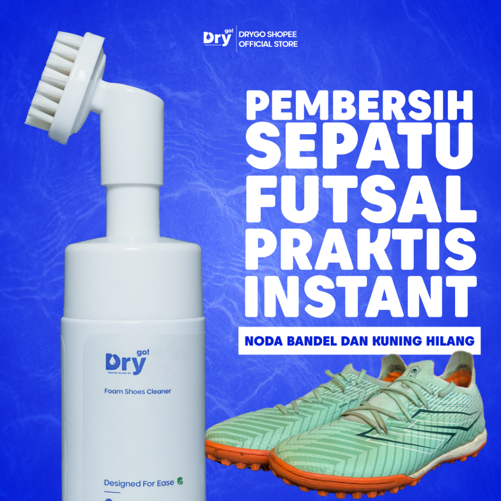 Jual Pembersih Sepatu Futsal Foam Shoe Cleaner Praktis Tanpa Bilas ...