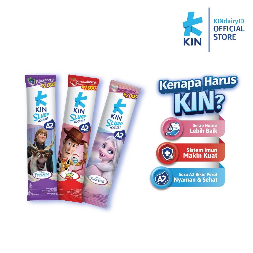 Jual KIN Bulgarian Yogurt Slurp 25gr Mix Varrian - 1 Carton | Shopee ...