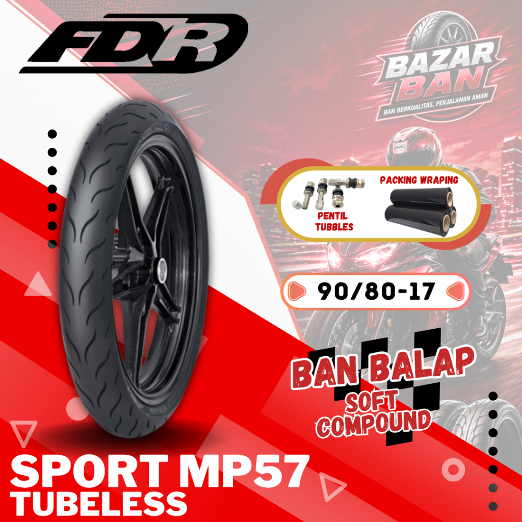 Jual (PRODUKSI TERBARU) BAN FDR SPORT MP57 / BAN FDR SOFT COMPOUND MP57 ...