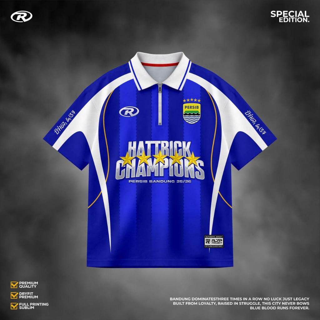 Jual RJP Jersey Bahan Dryfit Brazil Full Printing Jersey Persib Series ...