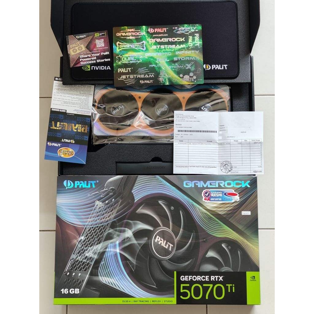 Jual [BNOB] PALIT RTX 5070 Ti GAMEROCK 16gb + PRAGMATA Bonus Bundling ...