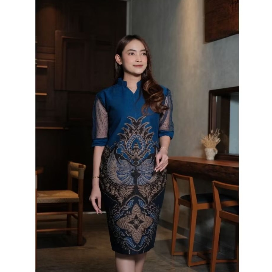 Batik Couple Motif Batman Biru Cint 4
