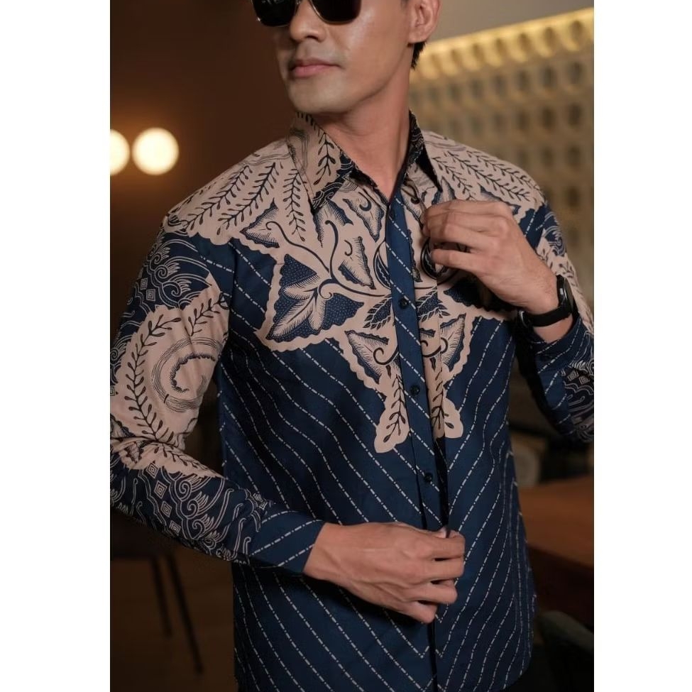 Batik Couple Motif Sinze Modern Atasan Batik 3