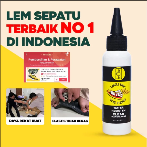 Lem Sepatu Super Kuat Lakole Shoe Glue