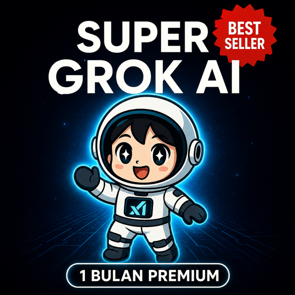 SUPER GROK AI TERBARU 1 BULAN PREMIUM AI TOOL MURAH FULL AKSES AUTO AKTIF
