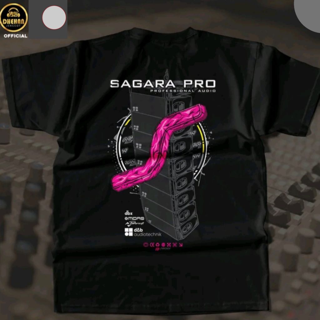 Jual Kaos Sagara Pro Audio V2 Baju T-shirt Sound System Madiun Pria ...