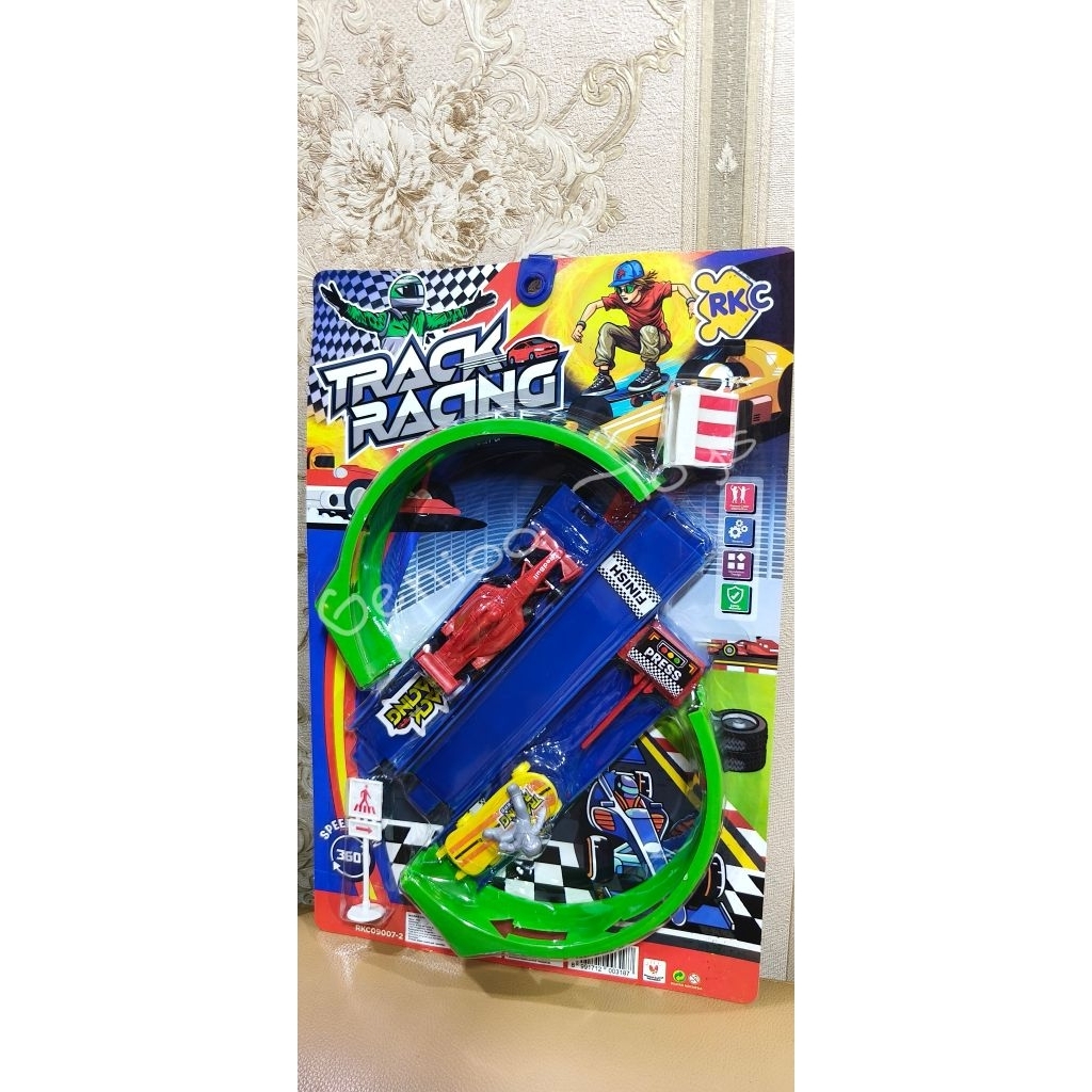 Jual Mainan Mobil Balap / Track Racing Set Anak 360° Loop /Track Car ...