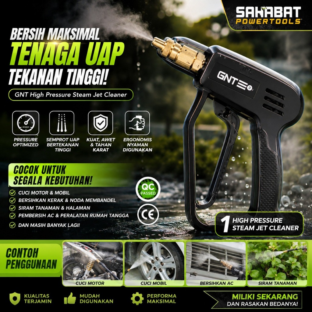 Jual PROMO HARI INI!! Gun Jet Cleaner Pendek GNT buat Cuci AC Gun AC ...