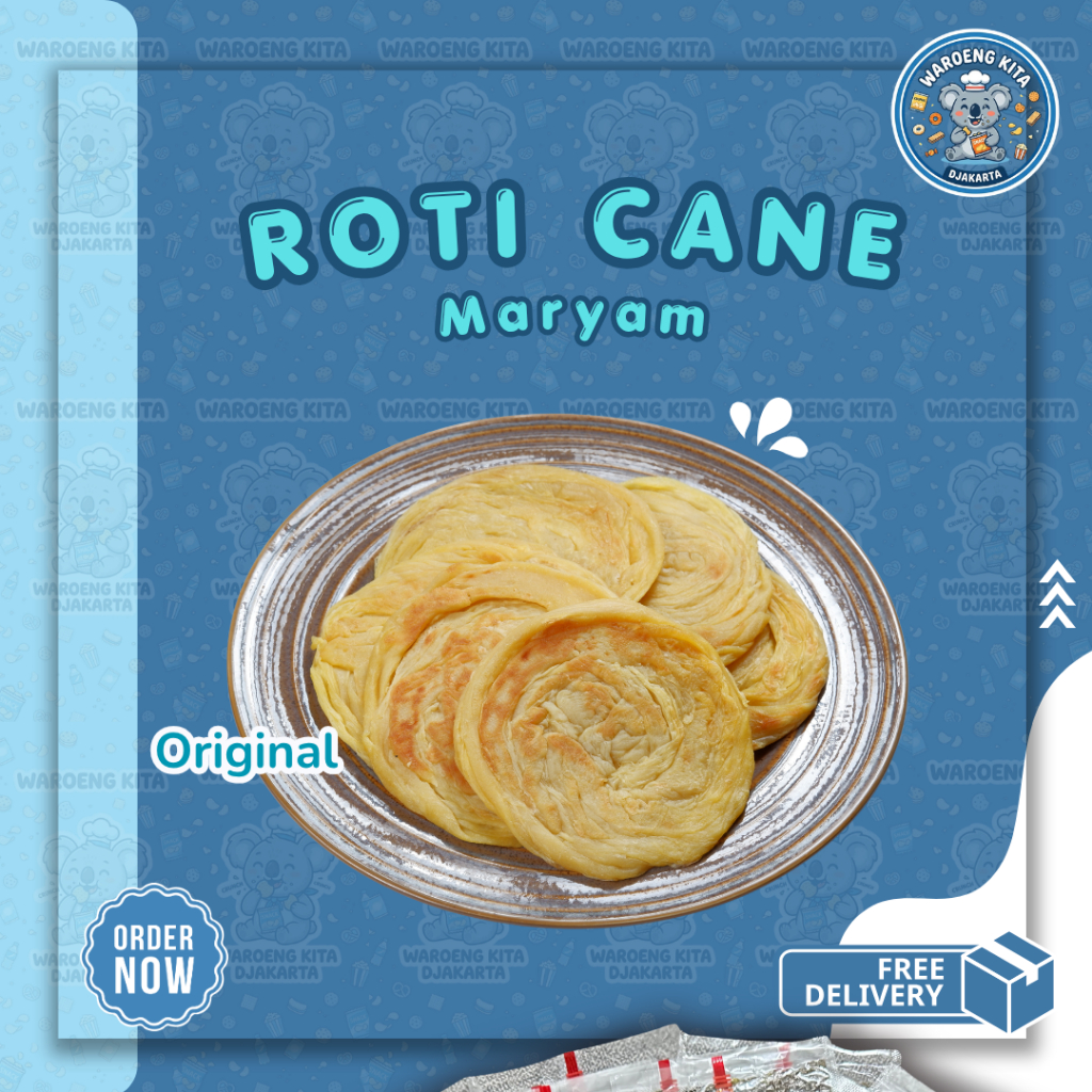 Jual Roti Maryam Roti Cane Ukuran 10cm - Original - Frozenfood | Shopee ...