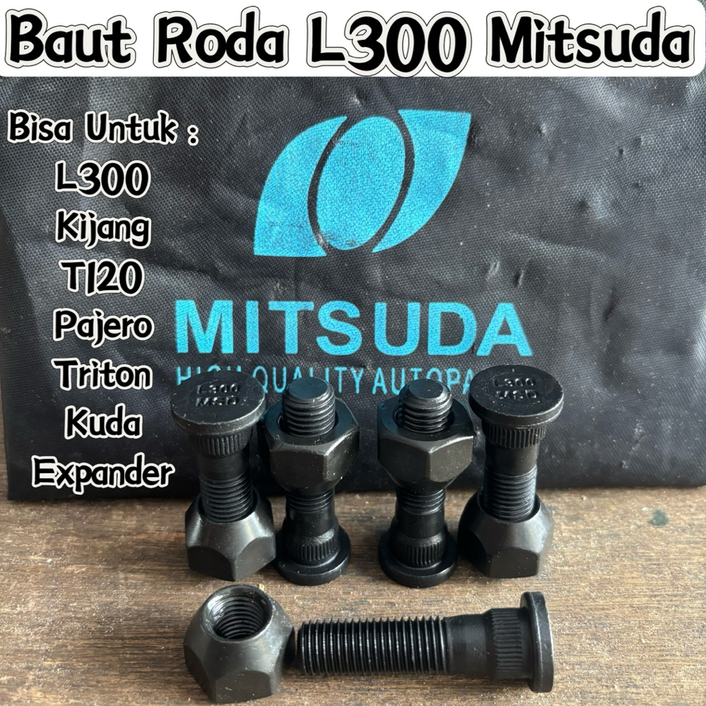 Jual Baut Roda L300 Mitsuda / Baut Roda T120 Mitsuda / Baut Roda Kijang ...