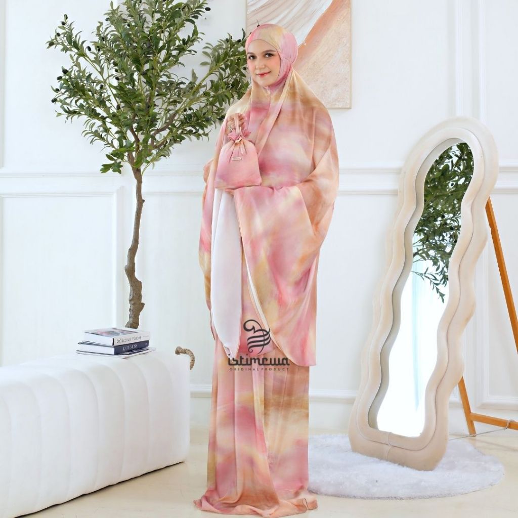 Istimewa - Mukena Rayon Viscose Dewasa 2in1 Aurora Series
