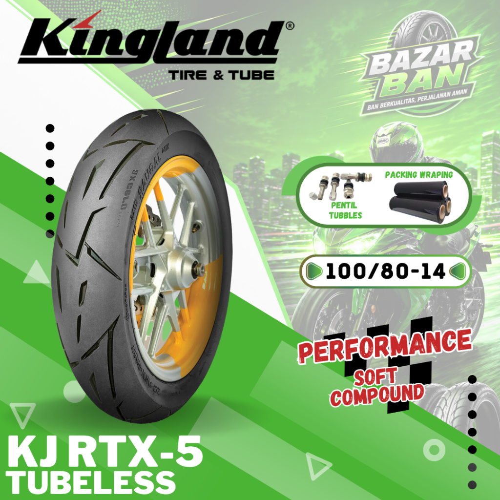Jual (PRODUKSI TERBARU) BAN KINGLAND PREMIUM KING JAGUAR RTX5 RING 14 ...