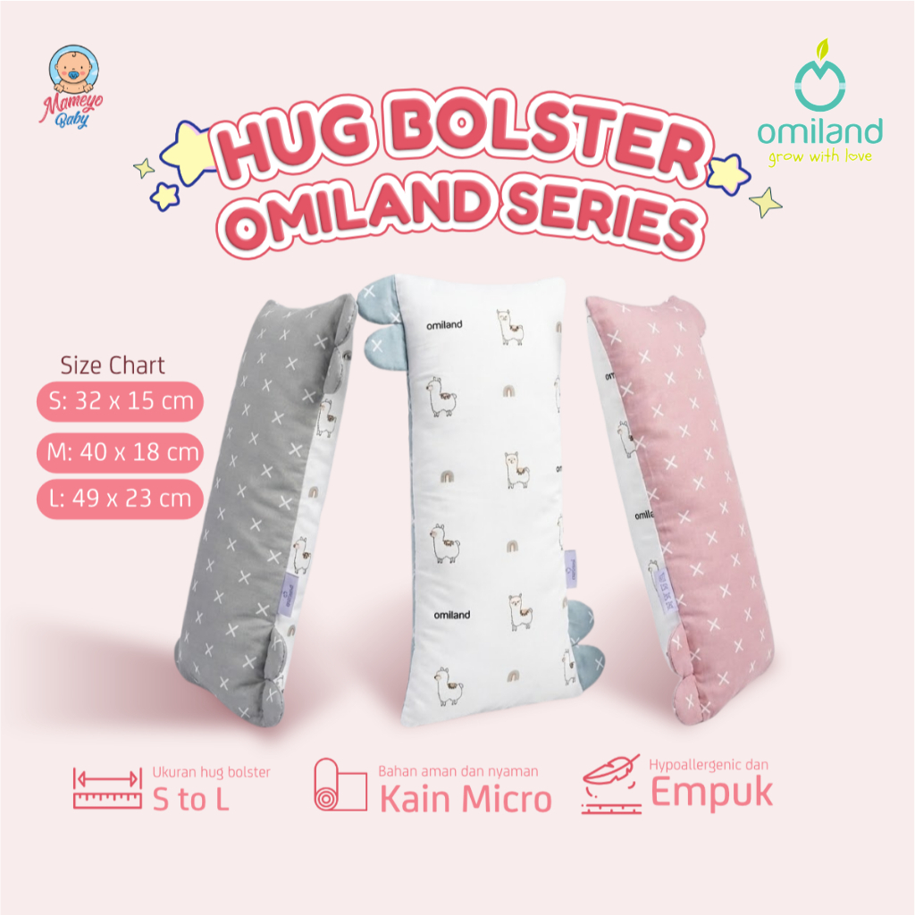Jual Omiland Hug Bolster Cuddle Bolster Guling Peluk Bayi | Shopee ...