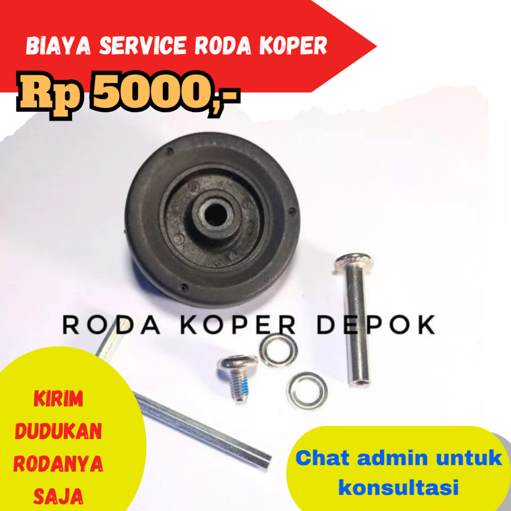 Jual Roda koper replacement diameter 4.9 cm s/d 5cm | Shopee Indonesia