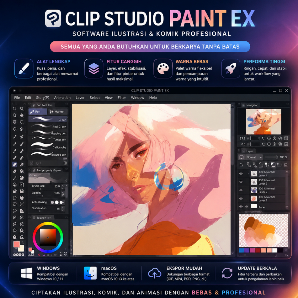 Jual Clip Studio Paint Terlengkap & Harga Terbaru Juli 2026 | Shopee ...