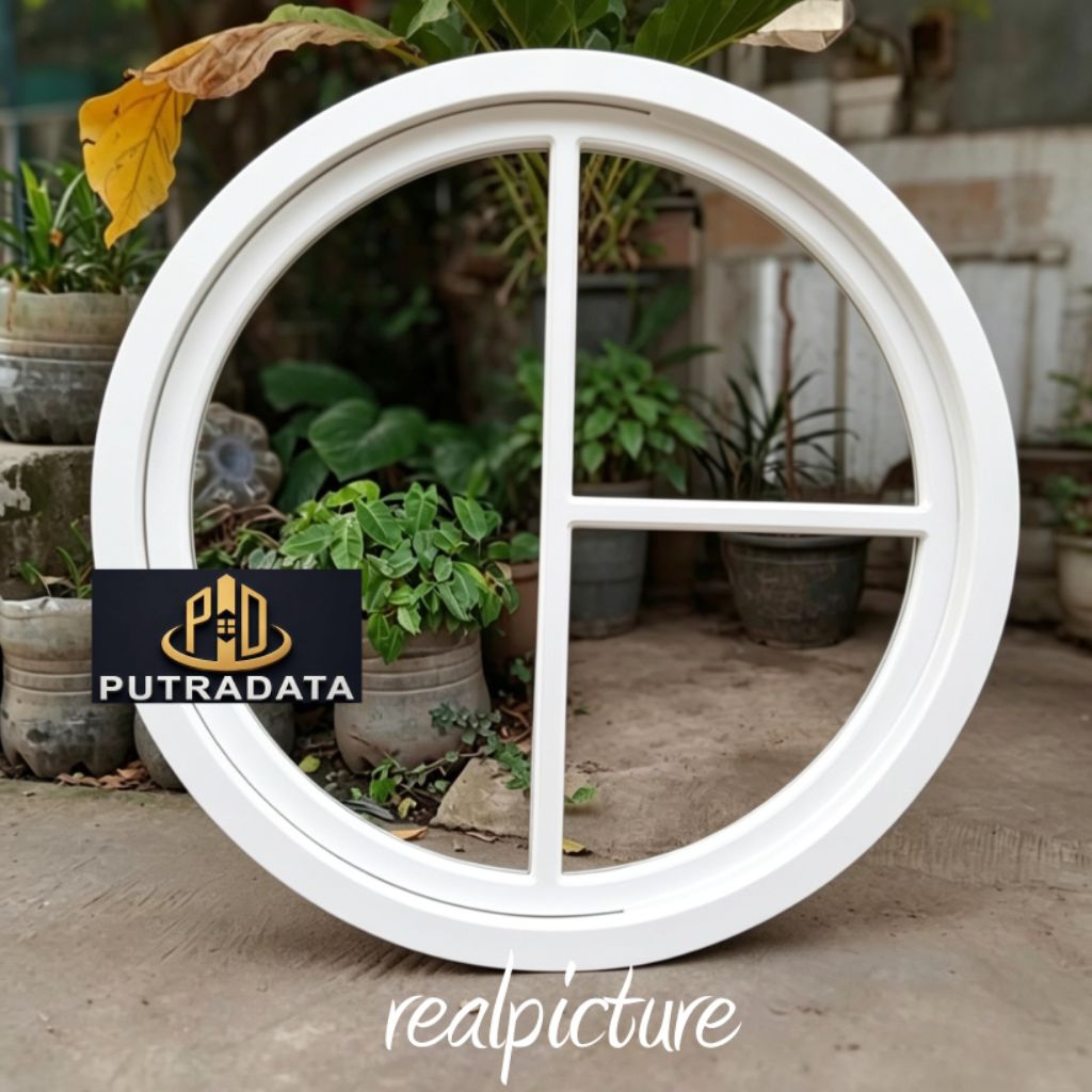 Kusen Jendela Bulat Putar Model Minimalis Diameter 60 cm Jendela Bundar Estetik Terbaru