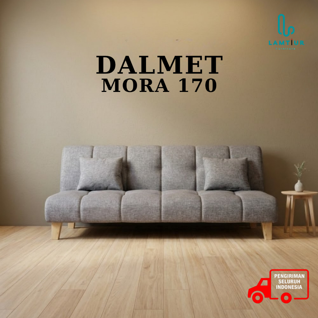 Dalmet Mora Sofa Bed Hemat Ruang - Kursi Tidur Minimalis Estetik - Sofa Bed Ruang Tamu Multifungsi