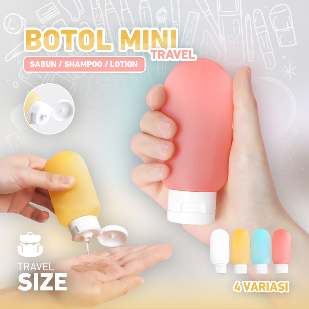 Jual Botol Mini Travel Size / Botol Sabun Shampo Lotion Portable ...