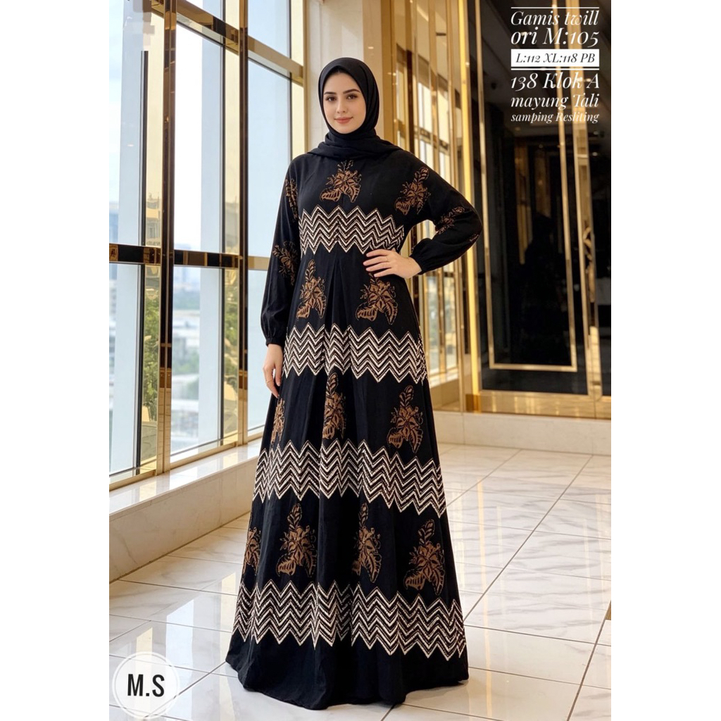 Gamis Twill Gamis Twill Pekalongan Gamis Cap 4