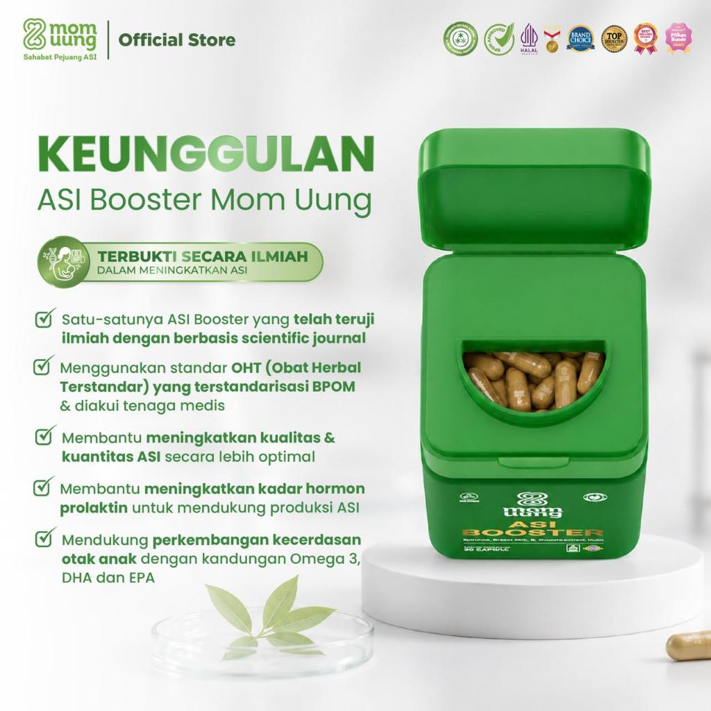 Jual Mom Uung Paket ASI 2,6x ASI Lebih Deras - ASI Booster 30 Kapsul ...