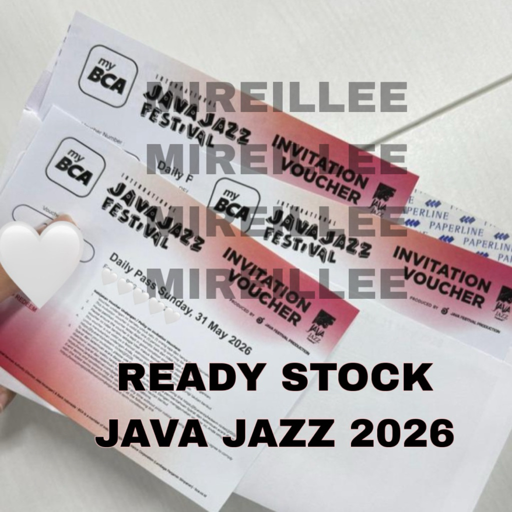 Jual Java Jazz 2026 Day 1, Day 2 & day 3 | Tiket Voucher Konser Java ...