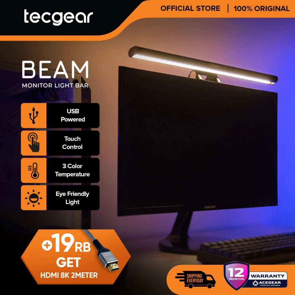 Hanging Lamp Screen Modern Lampu Layar LED Monitor Komputer Light Bar - foto 1