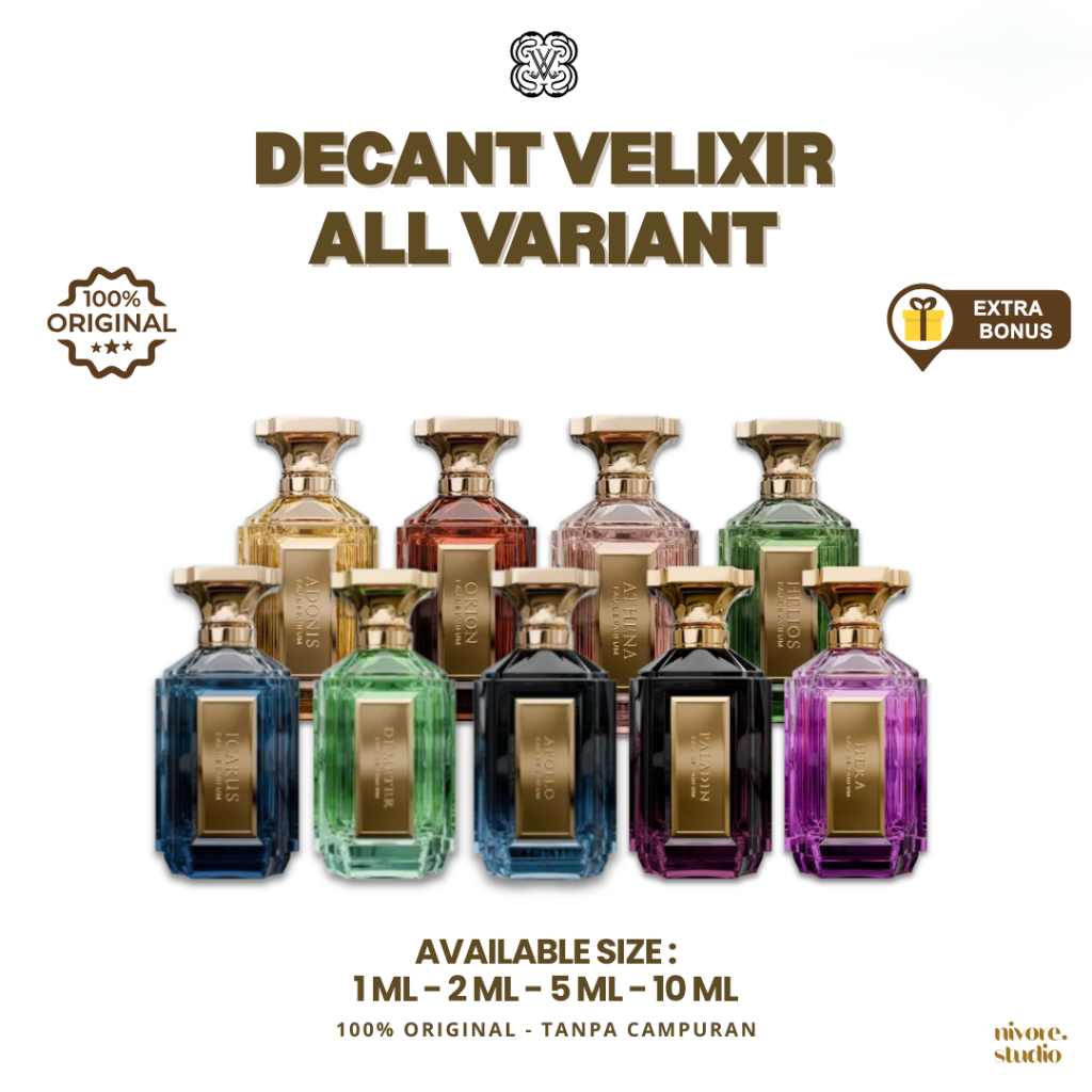 Jual Decant Velixir all Variant 100% Original - Icarus Galatea Morpheus ...
