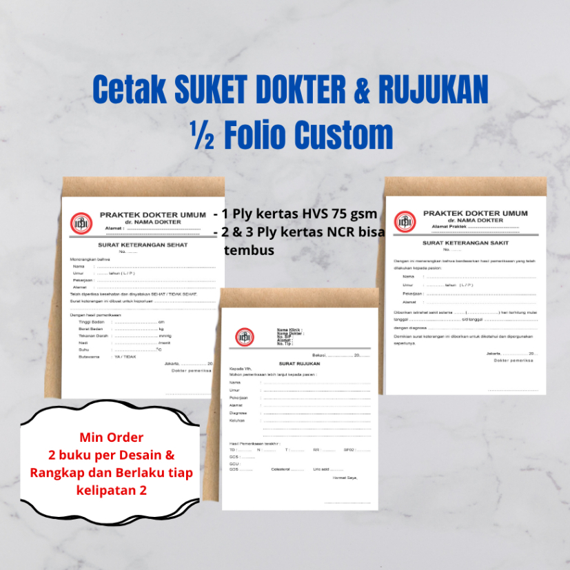 Jual CETAK SKS (SUKET SEHAT/SAKIT), SURAT RUJUKAN CUSTOM NAMA KLINIK ...