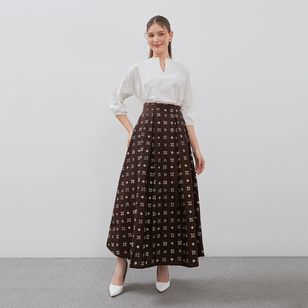 Jual Nayara Sheiza Rok Batik Skirt Cotton Fashion Wanita Womenswear ...
