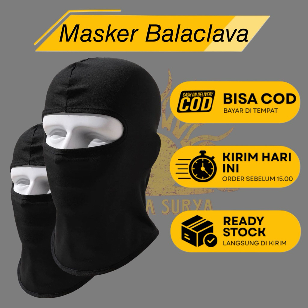 Jual [COD] Masker Balaclava // Masker Ninja Serbaguna ( Ada Motif ...